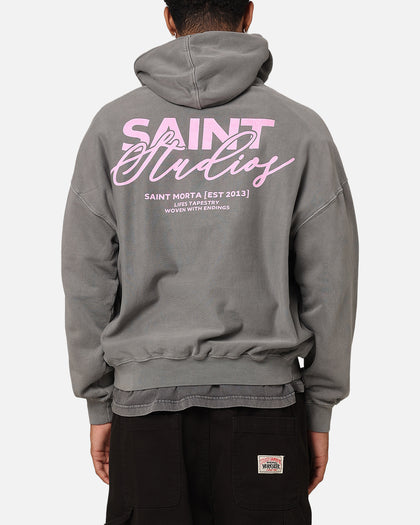 Saint Morta Saint Studios Premium Hoodie Washed Charcoal