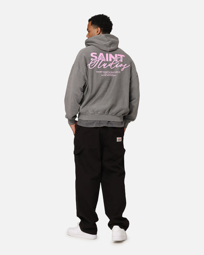 Saint Morta Saint Studios Premium Hoodie Washed Charcoal