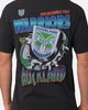 Mitchell & Ness New Zealand Warriors Ball Busting T-Shirt Overdyed Black