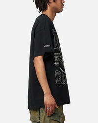 Mitchell & Ness Oakland Raiders 3 Time Super Bowl Champions T-Shirt Faded Black