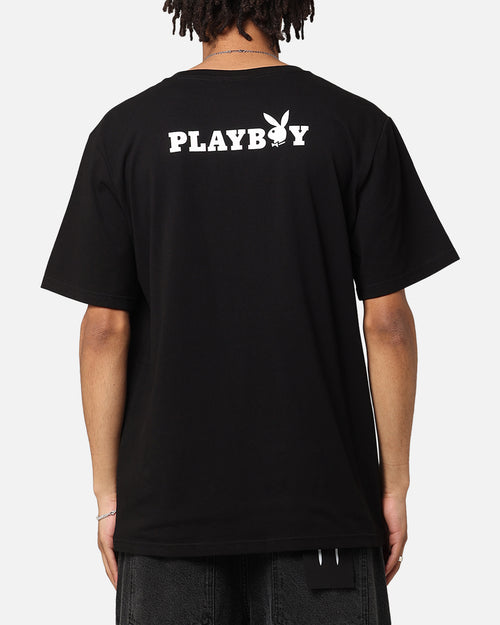 Playboy Logo Bunny O T-Shirt Black