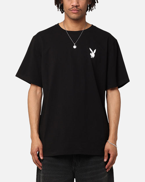 Playboy Logo Bunny O T-Shirt Black