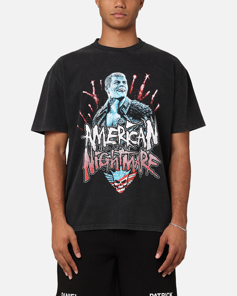 Culture Kings X WWE Cody Rhodes Heavy T-Shirt Vintage Black