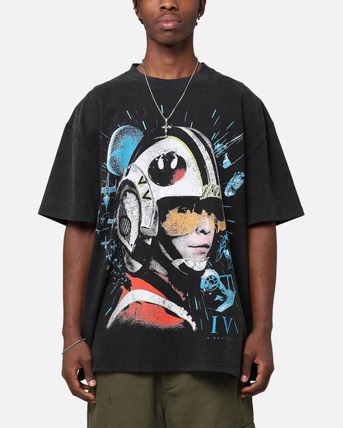 Star Wars Episode IV '77 Heavy Vintage T-Shirt Vintage Black