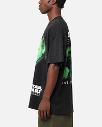 Star Wars Qui Gon Jinn Heavy T-Shirt Vintage Wash