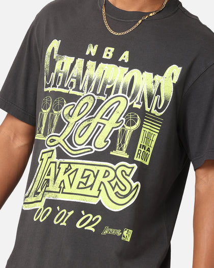 Mitchell & Ness Los Angeles Lakers Championship Neon T-Shirt Overdyed Black