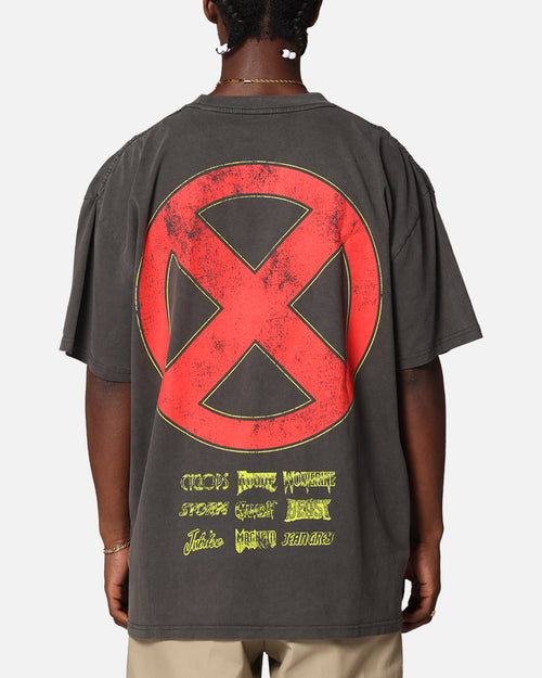 Marvel X-Men The X-Men Heavy T-Shirt Vintage Black Wash