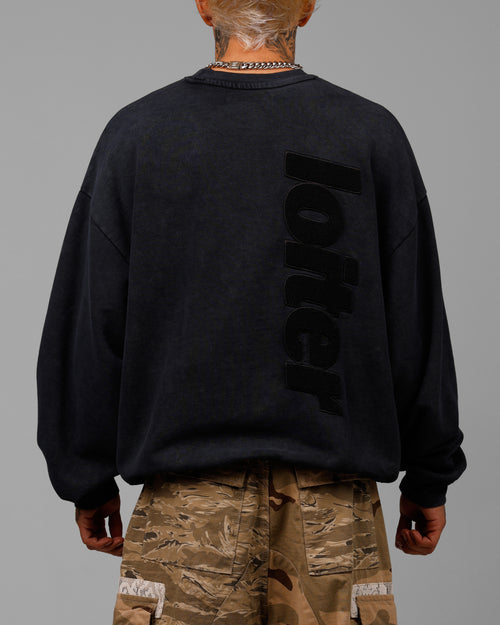 Loiter Freeway Crewneck Washed Black