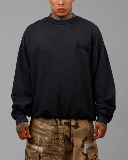 Loiter Freeway Crewneck Washed Black