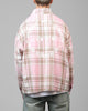 Loiter Kimono Flannel Pink/Brown