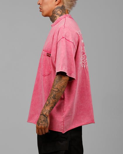 Loiter Star Child Pocket T-Shirt Pink