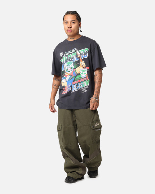 Mitchell & Ness Auckland Warriors 1995 Season T-Shirt Faded Black