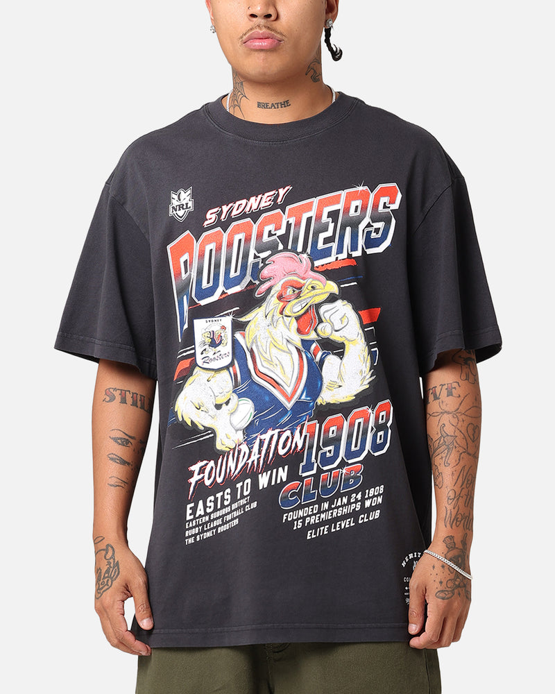 Mitchell & Ness Sydney Roosters 1998 Season T-Shirt Faded Black
