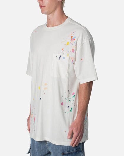 MNML Paint Splatter T-Shirt Off White