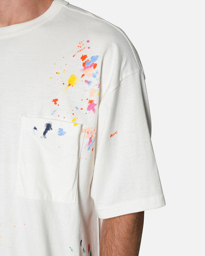MNML Paint Splatter T-Shirt Off White