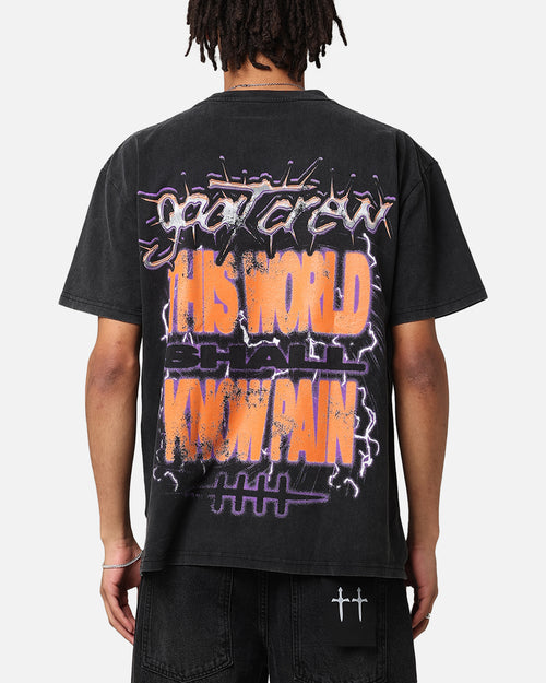 Goat Crew X Naruto Six Paths Of Pain Heavy T-Shirt Vintage Black