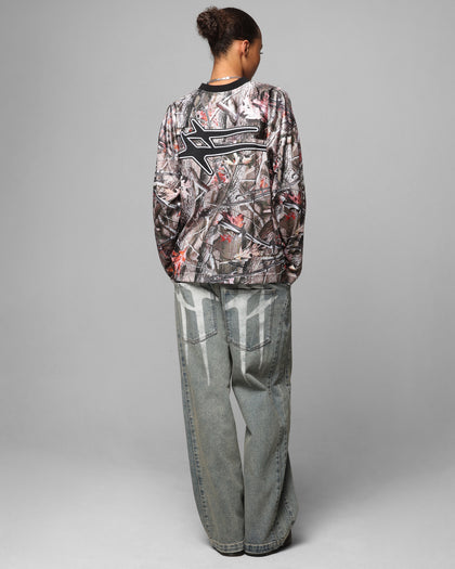 Loiter Long Sleeve Training Jersey Real Treet Camo