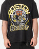 Culture Kings Boston Bruins Blades Heavy T-Shirt Black Acidwash