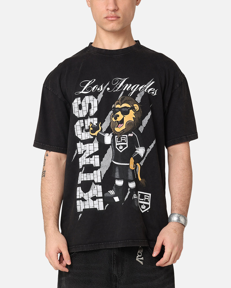 Culture Kings Los Angeles Kings Heavy T-Shirt Black Acidwash