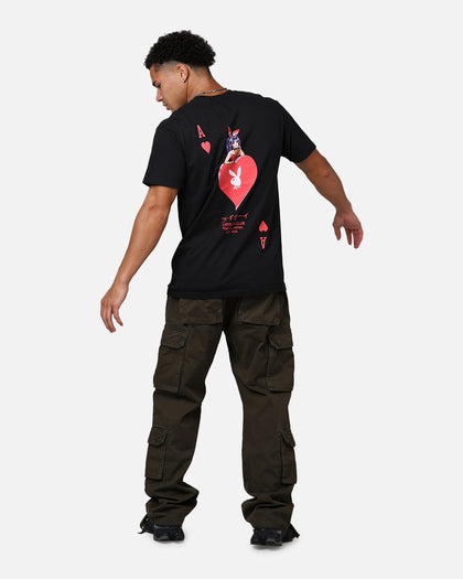 Playboy Ace Of Hearts T-Shirt Black/Red