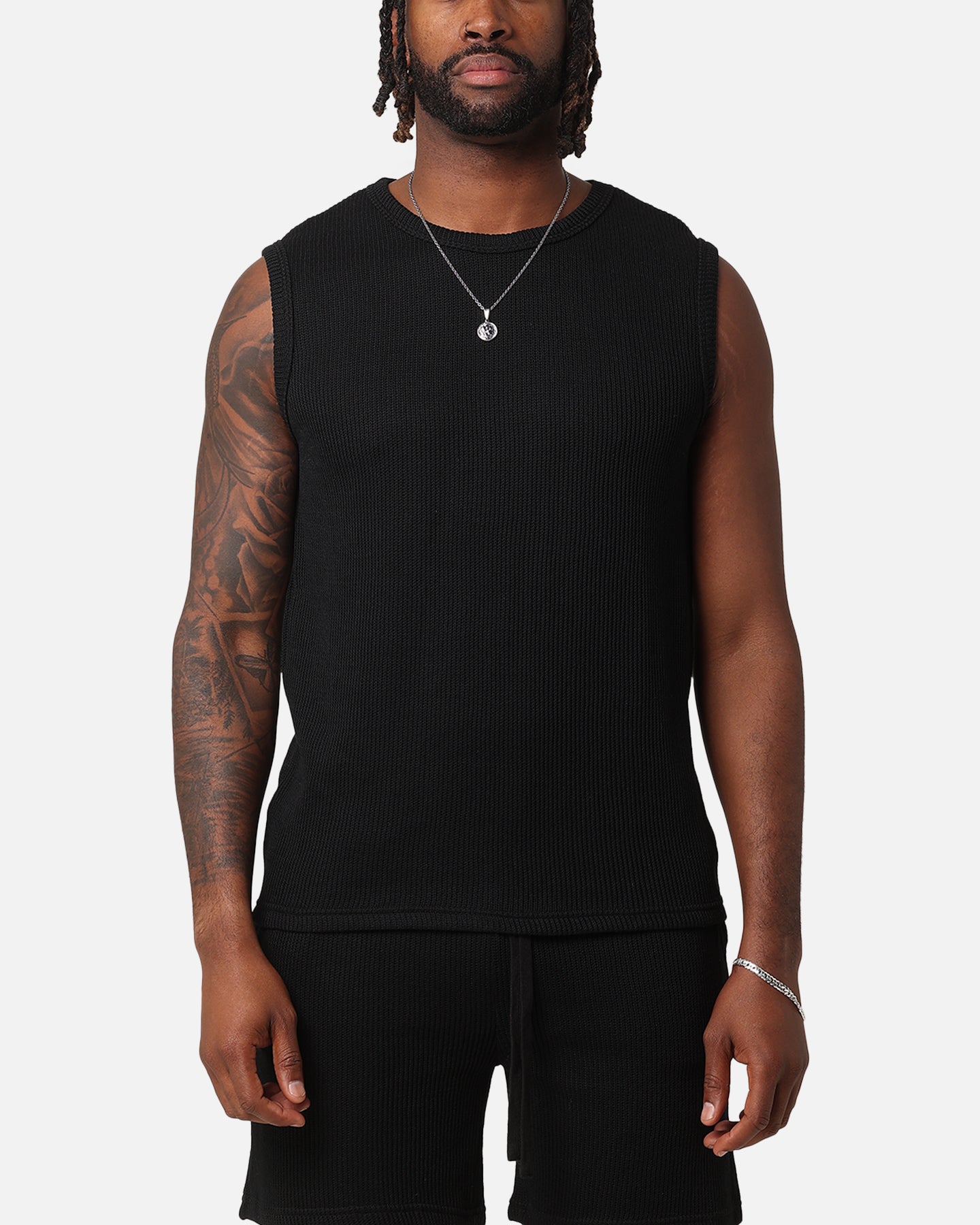 XXIII Broad Knit Singlet Black | Culture Kings