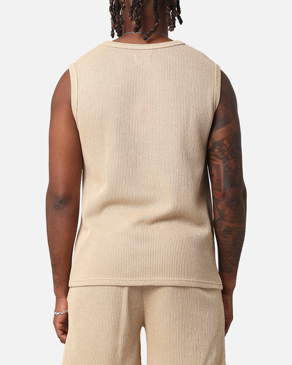 XXIII Broad Knit Singlet Tan