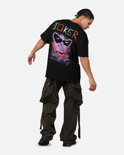 73Studio X DC Batman The Joker Scars Heavyweight T-Shirt Black
