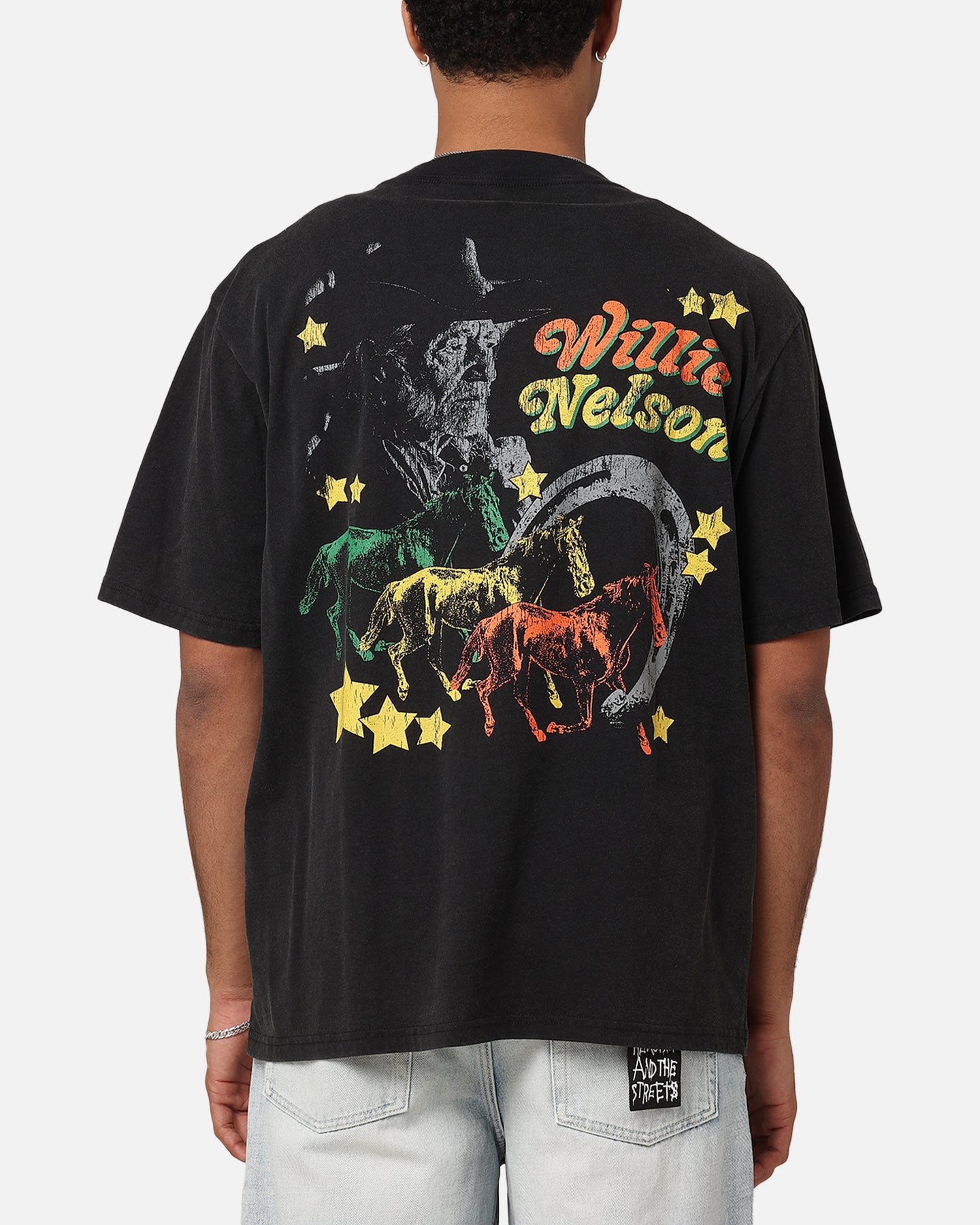 Willie Nelson Willie Nelson T-Shirt Washed Black | Culture Kings