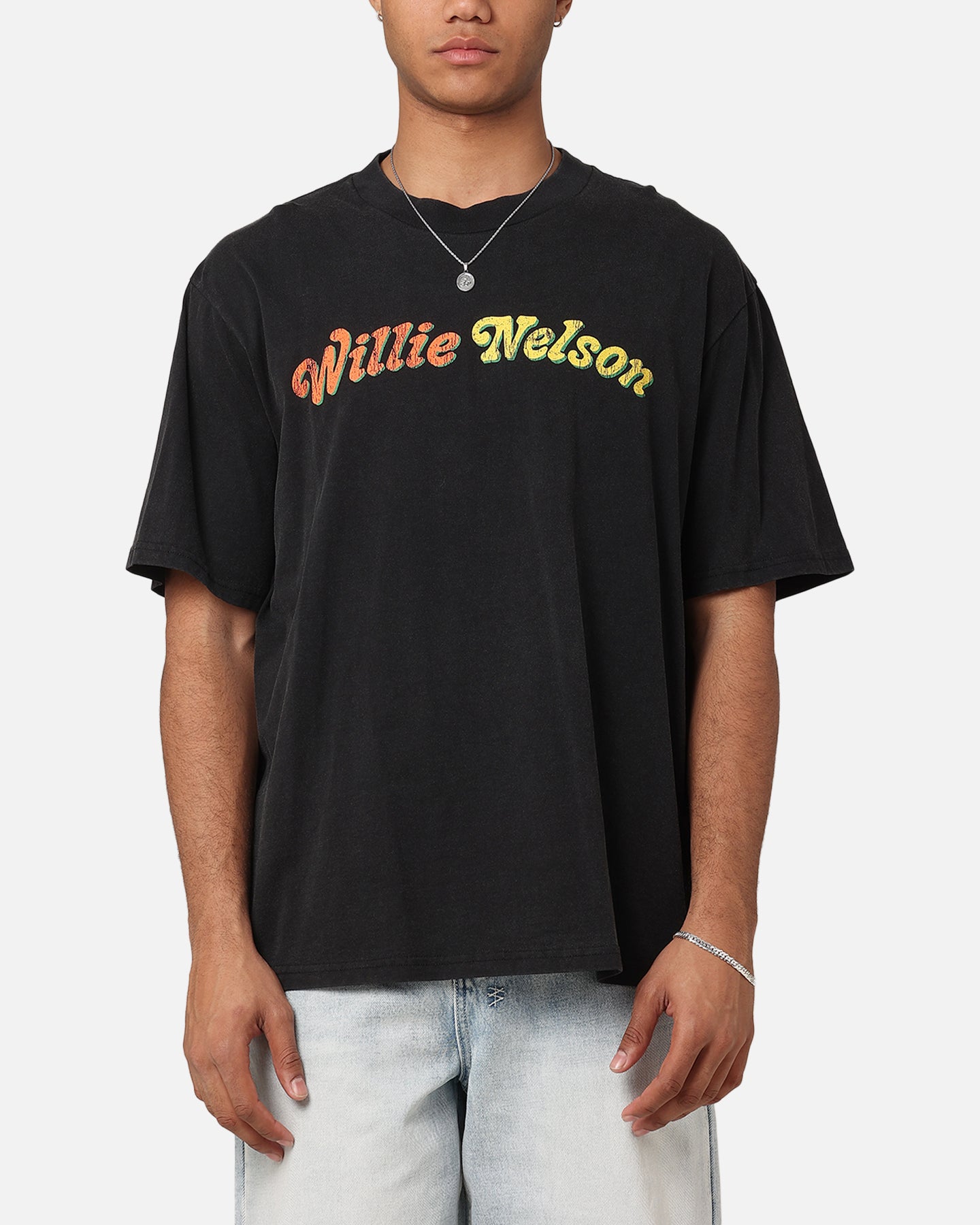 Willie Nelson Willie Nelson T-Shirt Washed Black | Culture Kings