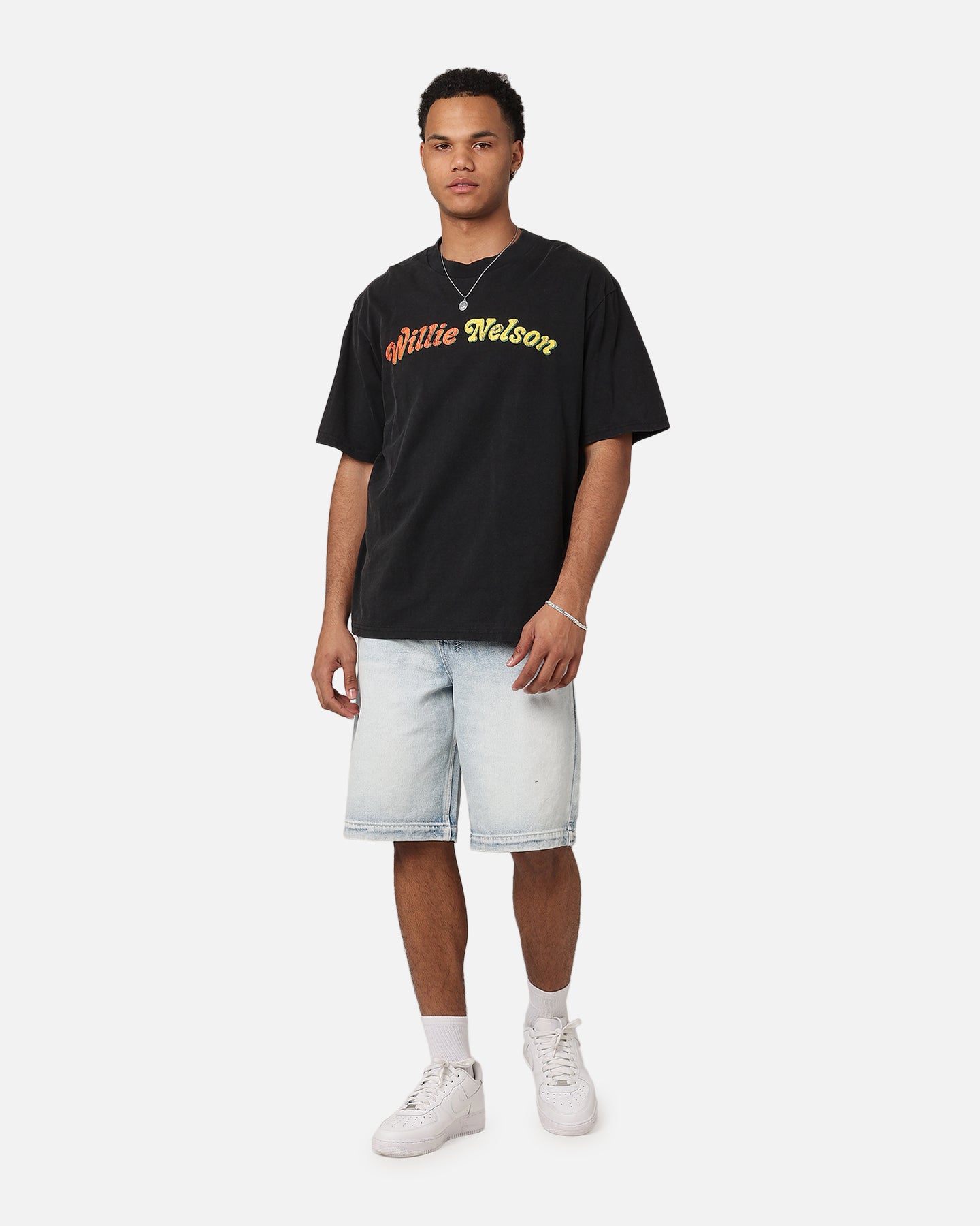 Willie Nelson Willie Nelson T-Shirt Washed Black | Culture Kings