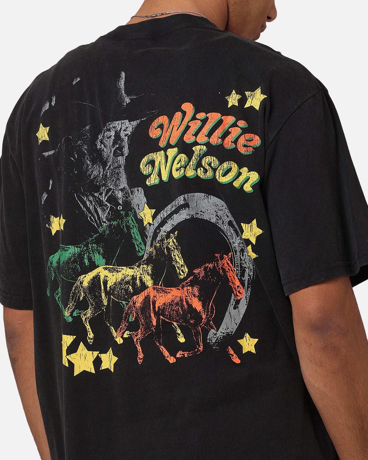 Willie Nelson Willie Nelson T-Shirt Washed Black | Culture Kings