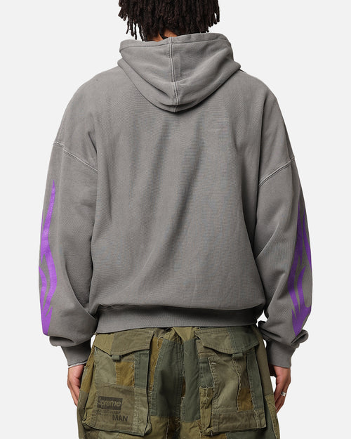 Loiter Rip N Dip Hoodie Washed Charcoal