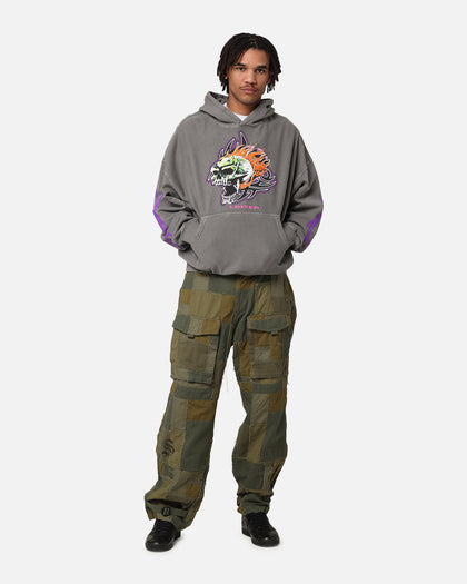 Loiter Rip N Dip Hoodie Washed Charcoal