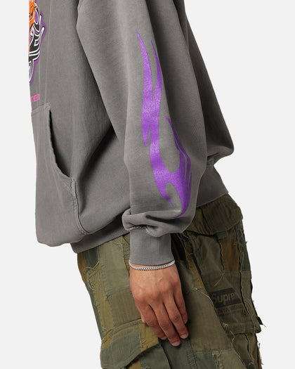 Loiter Rip N Dip Hoodie Washed Charcoal