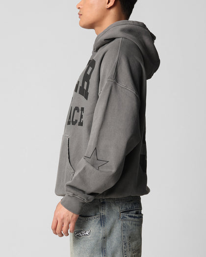 Loiter Training Day Hoodie Washed Charcoal