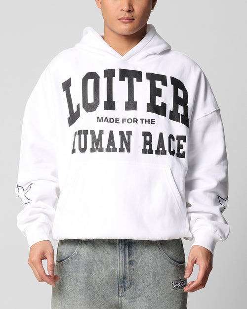 Loiter Training Day Hoodie White