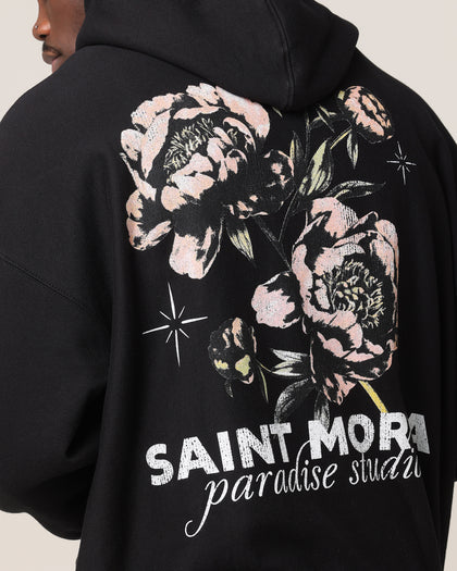 Saint Morta Wildflower Hoodie Black