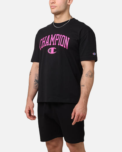 Champion Heritage Varsity Graphic T-Shirt Pink