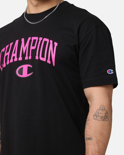 Champion Heritage Varsity Graphic T-Shirt Pink