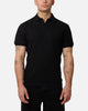Saint Morta Waffle Polo Shirt Black