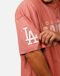 Pro Standard Los Angeles Dodgers 'Dodgers Tapestry' T-Shirt Rose