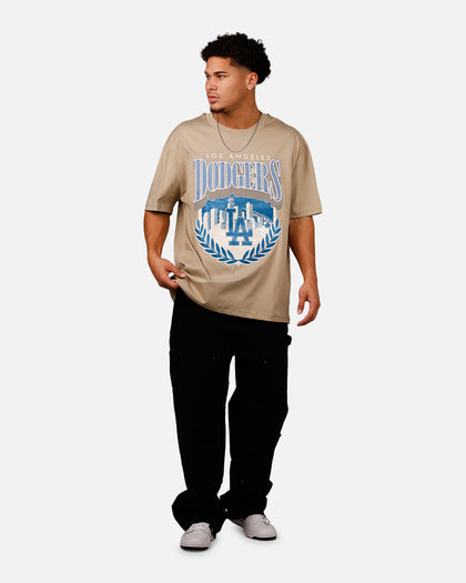 Pro Standard Los Angeles Dodgers 'Dodgers Tapestry' T-Shirt Taupe