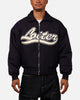 Loiter Pitch Varsity Jacket Navy
