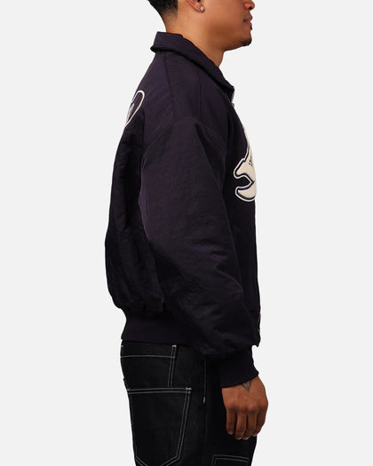 Loiter Pitch Varsity Jacket Navy