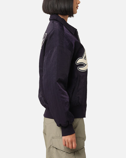 Loiter Pitch Varsity Jacket Navy