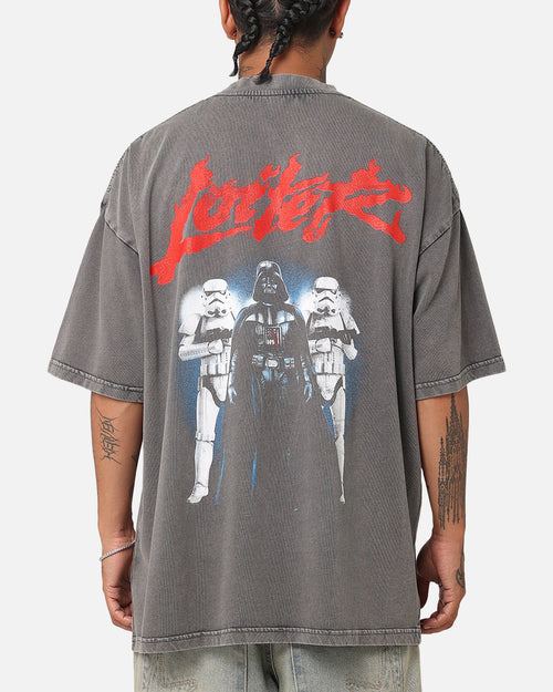 Star Wars Vader & Stormtrooper Vintage Vintage T-Shirt Washed Charcoal
