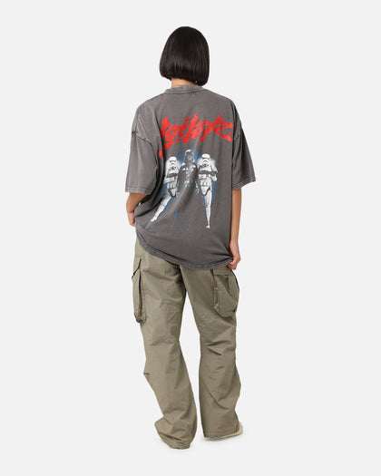 Star Wars Vader & Stormtrooper Vintage Vintage T-Shirt Washed Charcoal