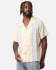 XXIII Hellas Linen Button Up Shirt Off White/Blue