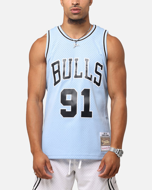 Mitchell & Ness Chicago Bulls Dennis Rodman 'Vapor Blue' Jersey Light Blue