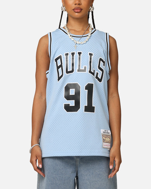 Mitchell & Ness Chicago Bulls Dennis Rodman 'Vapor Blue' Jersey Light Blue